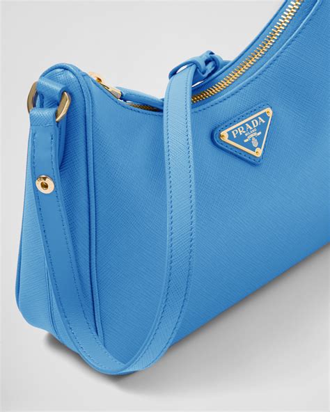 prada saffiano mini blue|prada mini saffiano price.